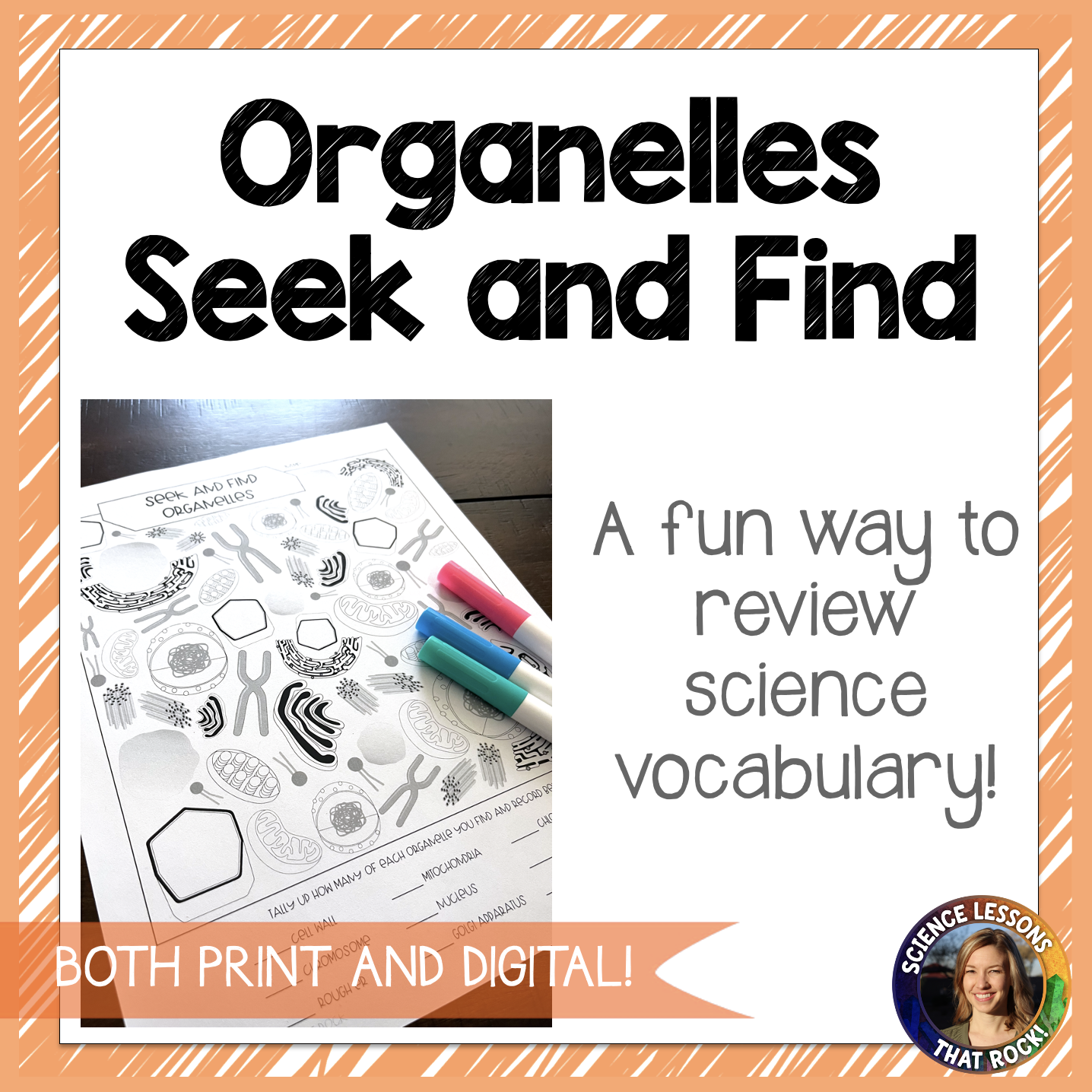 Cell Organelles Seek and Find