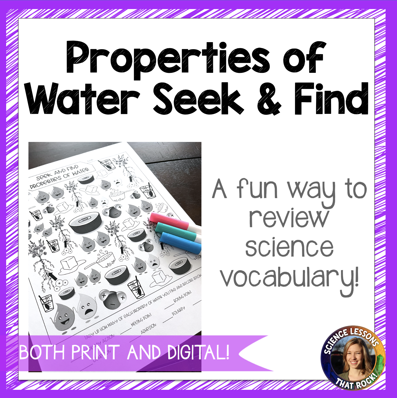 Properties of Water Seek and Find
