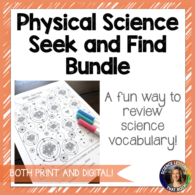 Physical Science Seek and Finds Bundle