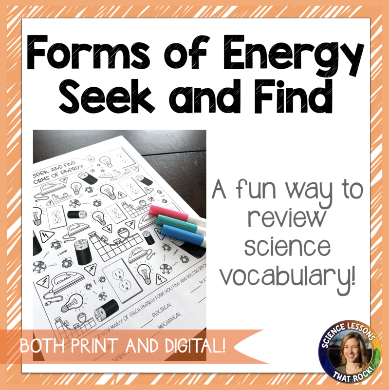 Forms of Energy Seek and Find