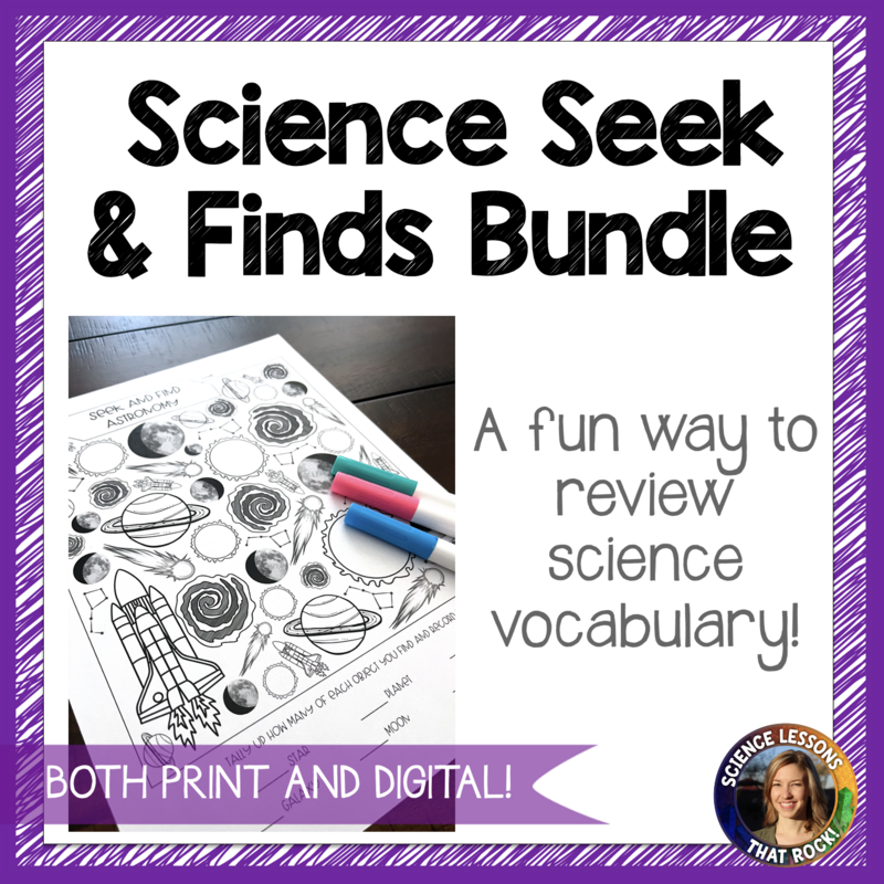 Science Seek and Find Mega Bundle