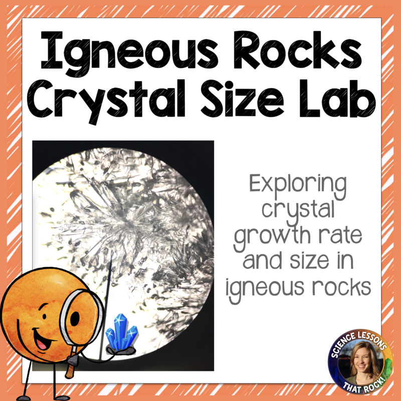 Igneous Rock Crystal Size Lab