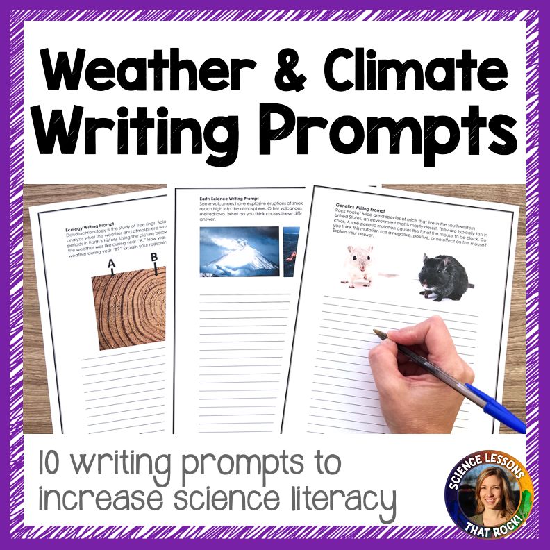 Weather and Climate Writing Prompts