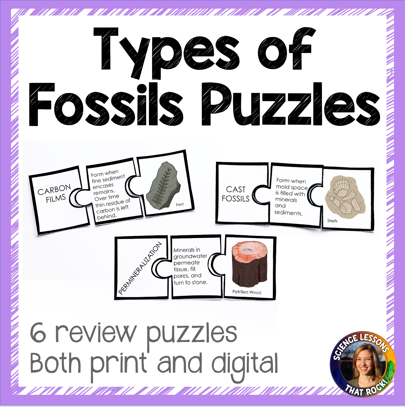 Fossil Types Puzzles