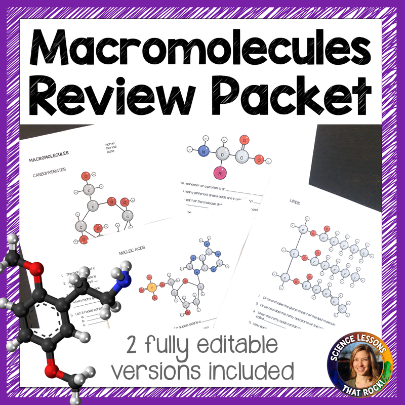 Biochemistry Lessons - Store - Science Lessons That Rock
