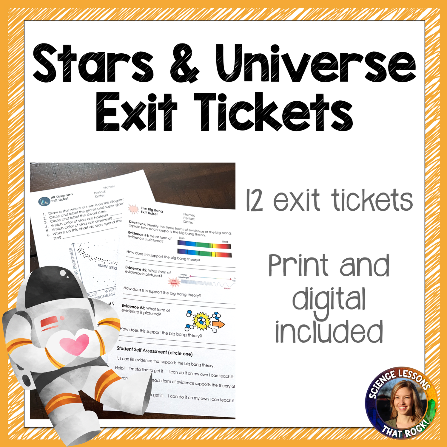 Stars and Universe Exit Tickets Stars and Universe Exit Tickets