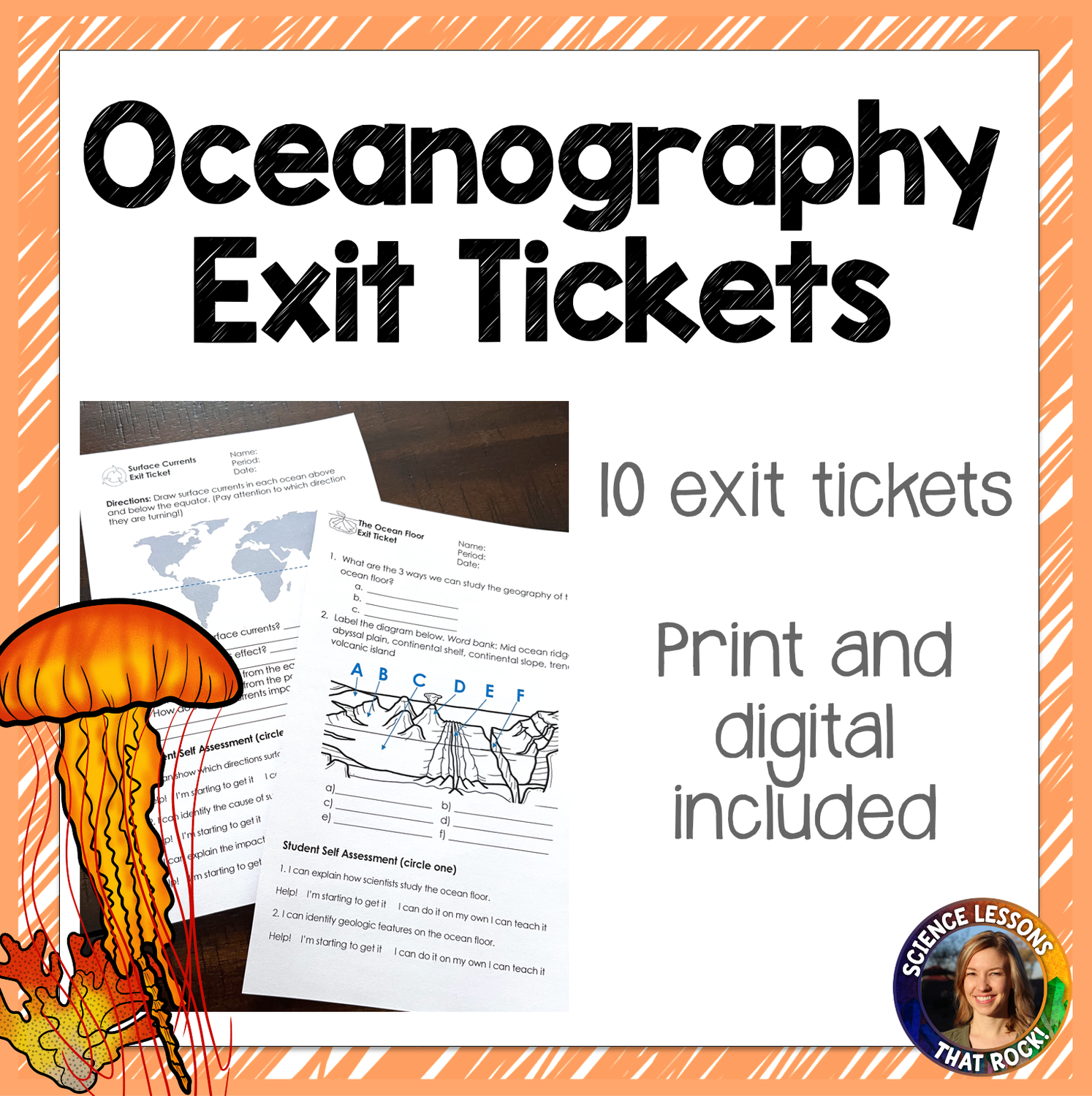 Oceanography Exit Tickets