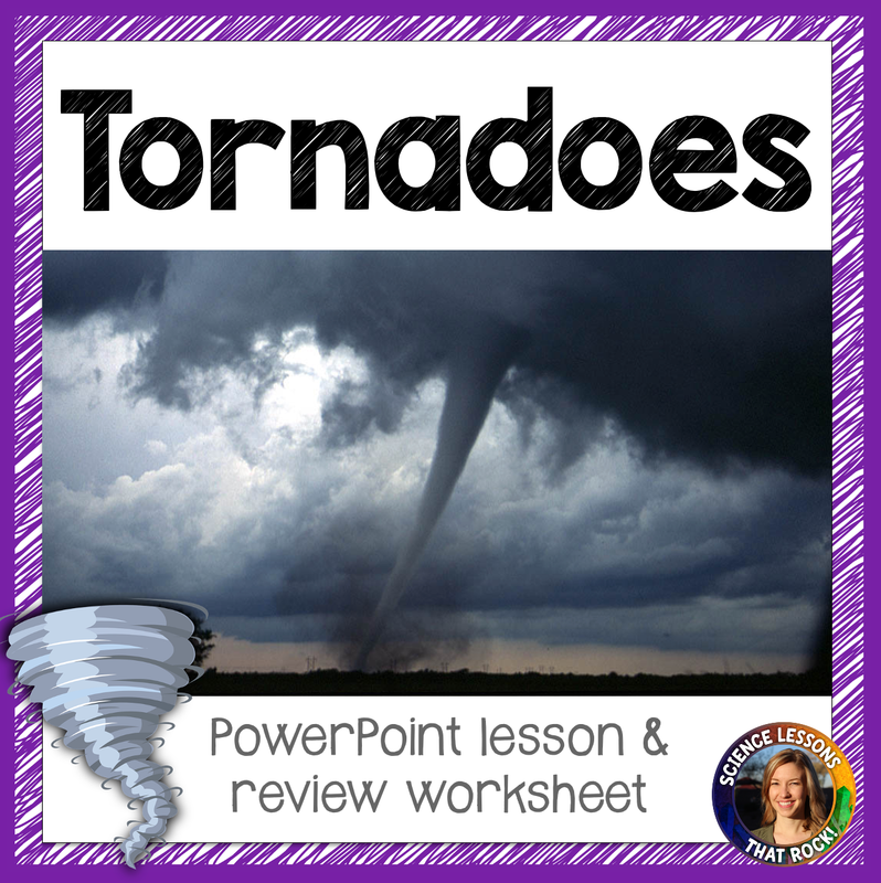 Tornadoes lesson and worksheet