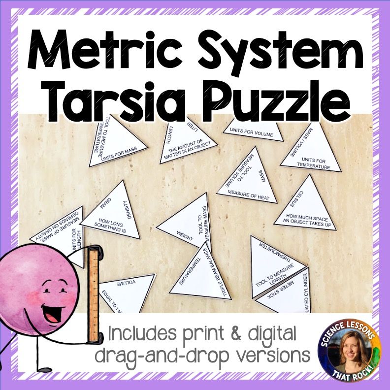 Metric System Tarsia Puzzle
