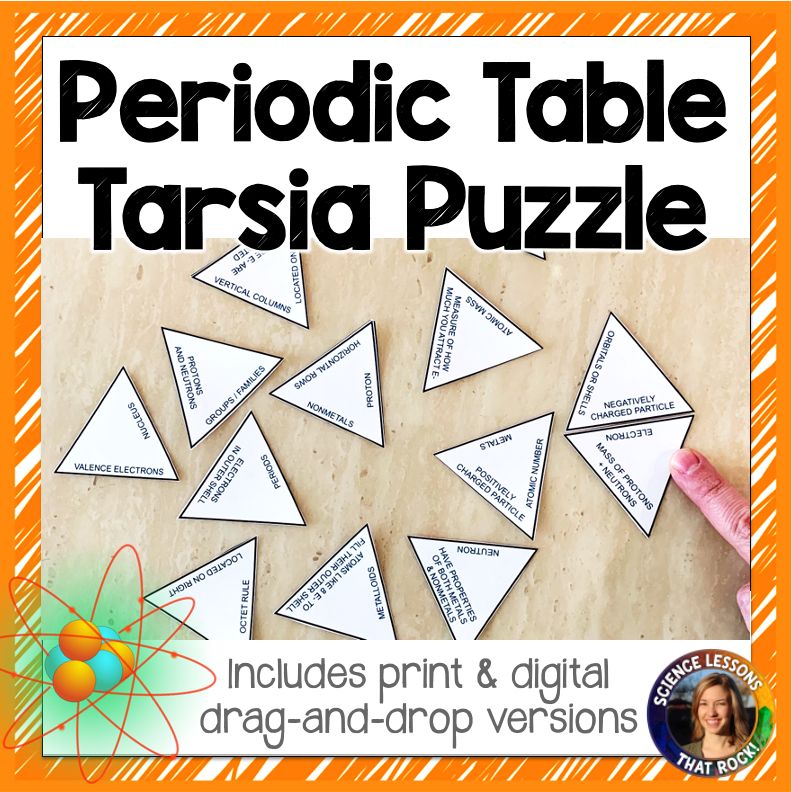 Periodic Table Tarsia Puzzle
