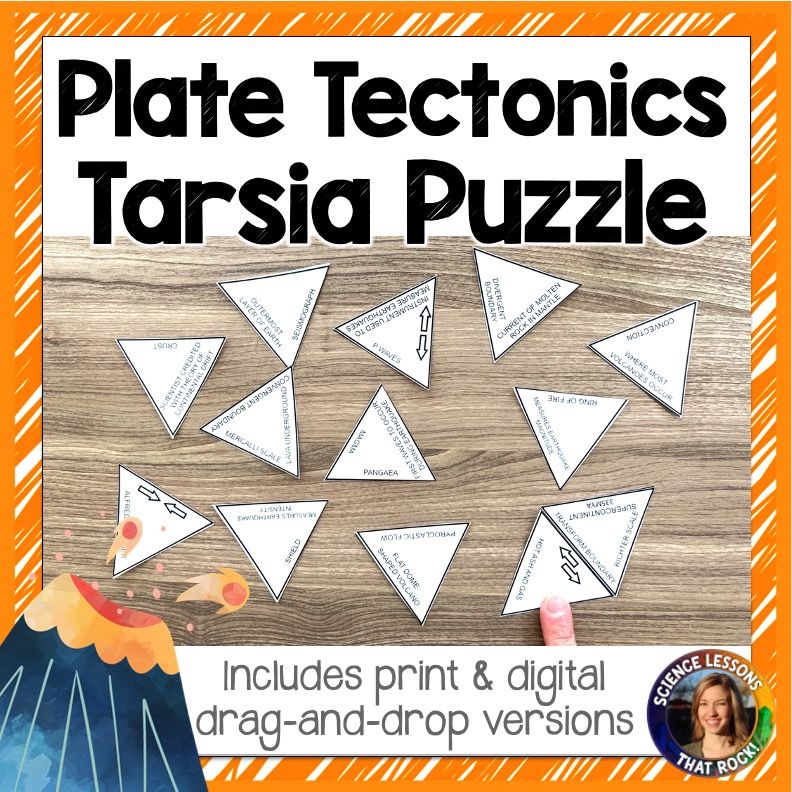 Plate Tectonics Tarsia Puzzle