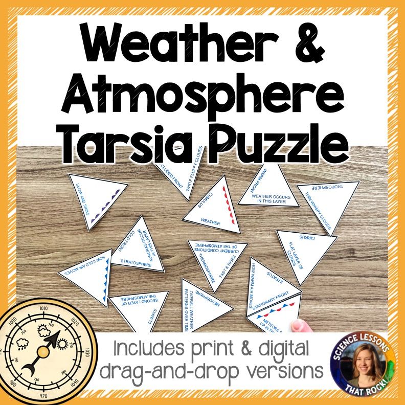 Weather and Atmosphere Tarsia Puzzle