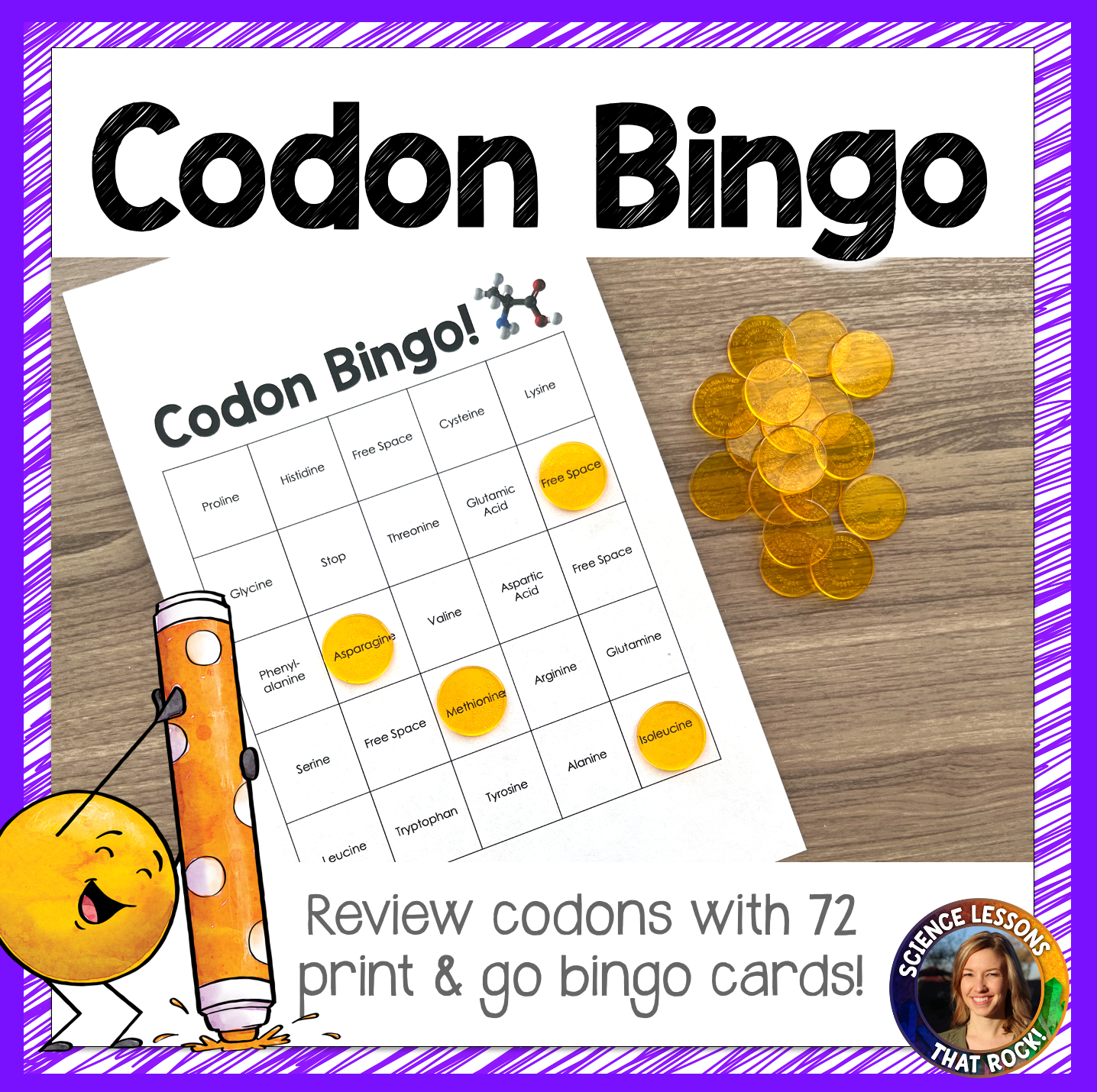 Transcription Codon Bingo Transcription Codon Bingo