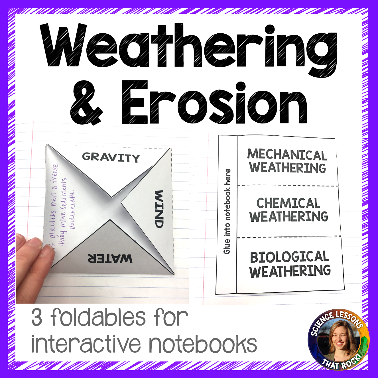 Weathering and Erosion Foldables