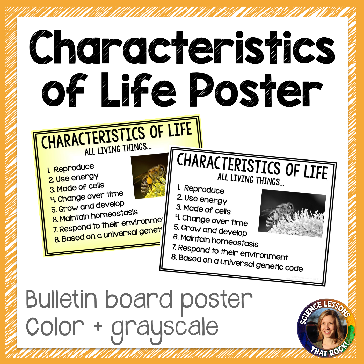 Characteristics of Life Poster