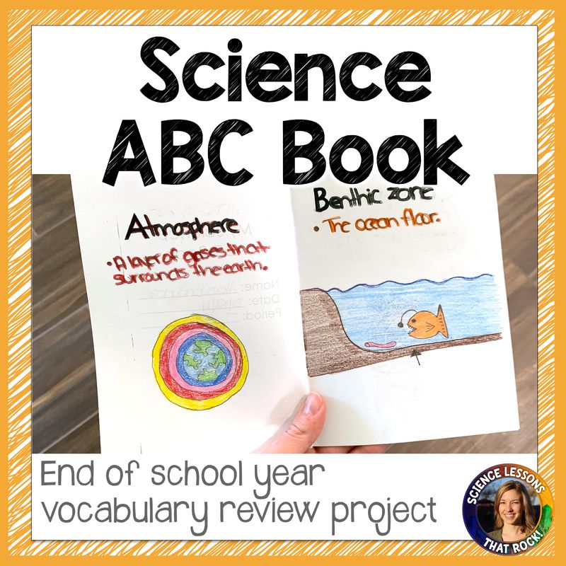Science ABC vocabulary book