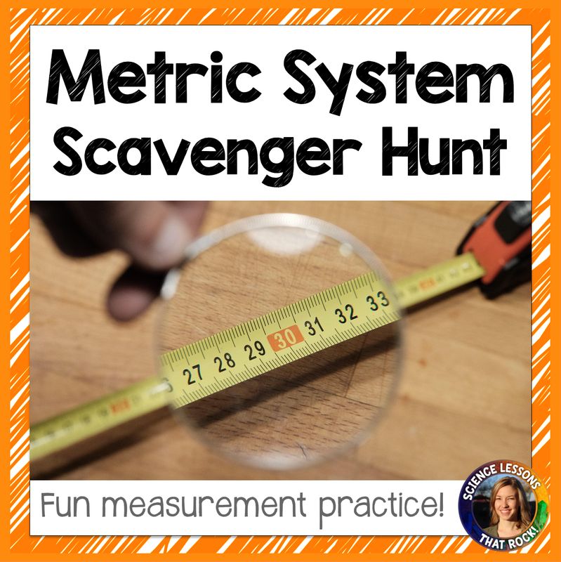 Metric System Scavenger Hunt