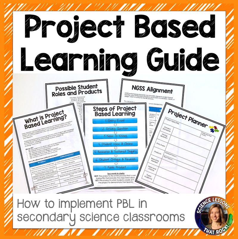 Project Based Learning PBL Guide for Secondary Science