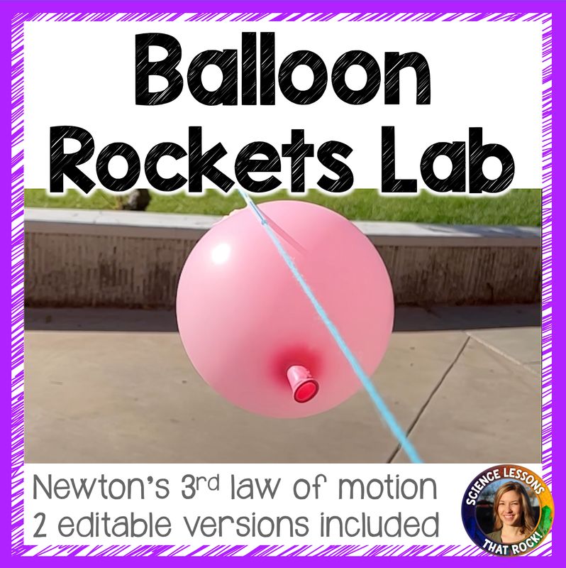 Newton's 3rd Law of Motion Balloon Rocket Lab