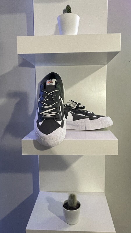 Nike X Sacai Blazer Low Iron Grey