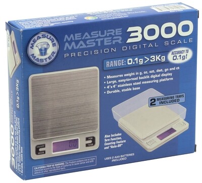 Measure Master Precision Digital Scale with 2 Trays Measure Master Precision Digital Scale with 2 Trays