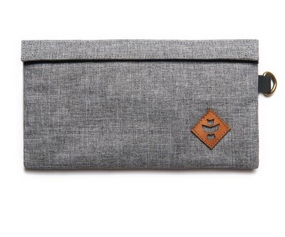 Revelry Supply Confidant Crosshatch Grey Money Bag Revelry Supply Confidant Crosshatch Grey Money Bag