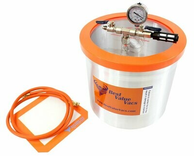 SVac Aluminium Gasketed Vacuum Chamber 3 gallon SVac Aluminium Gasketed Vacuum Chamber 3 gallon
