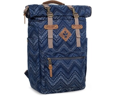 Revelry Supply The Drifter Indigo Carbon-Lined Rolltop Backpack Revelry Supply The Drifter Indigo Carbon-Lined Rolltop Backpack
