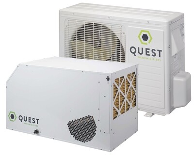 Quest Split Overhead Professional Dehumidifier Quest Split Overhead Professional Dehumidifier
