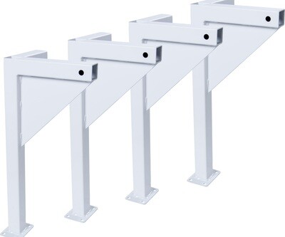 Active Aqua Low Profile White Leg Kit for Small Universal Tray Stand Active Aqua Low Profile White Leg Kit for Small Universal Tray Stand