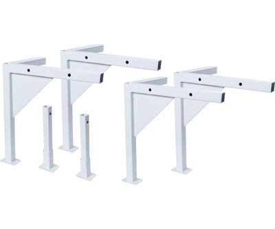 Active Aqua Low Profile White Leg Kit for Large Universal Tray Stand Active Aqua Low Profile White Leg Kit for Large Universal Tray Stand