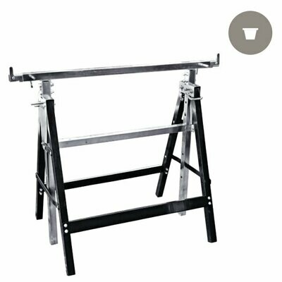 Saw Horses Adjustable Tray Stand Pair 25-40 inch Saw Horses Adjustable Tray Stand Pair 25-40 inch