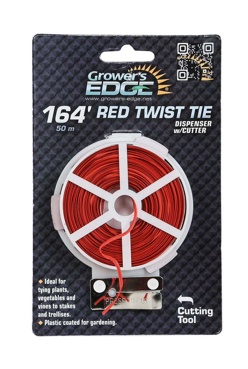 Grower's Edge Twist Tie with Dispenser & Cutter 164 foot