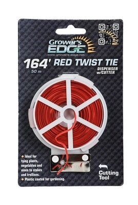 Grower's Edge Twist Tie with Dispenser & Cutter 164 foot Grower's Edge Twist Tie with Dispenser & Cutter 164 foot
