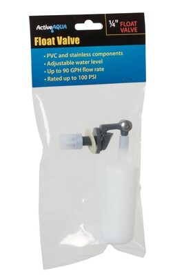 Active Aqua Float Valve with Wing Nut 1/4 inch Active Aqua Float Valve with Wing Nut 1/4 inch