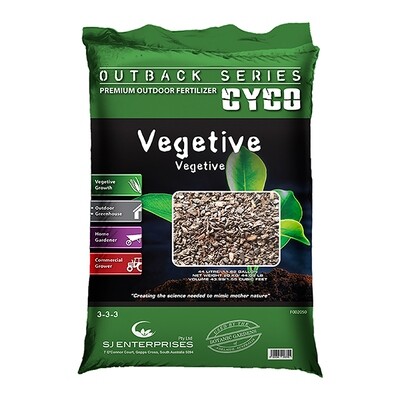 Cyco Outback Series Vegetive Nutrient Amendment 3-3-3