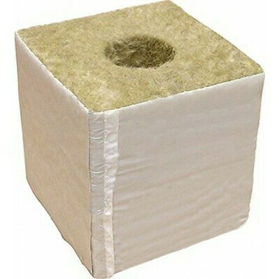 Red Flag RedRock 42/40 Rockwool Block with hole 6x6x5.3 inch Red Flag RedRock 42/40 Rockwool Block with hole 6x6x5.3 inch