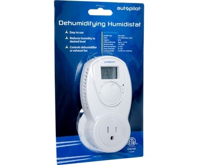 Autopilot Dehumidifying 15 Amp Humidistat with Digital Display 120 volt Autopilot Dehumidifying 15 Amp Humidistat with Digital Display 120 volt