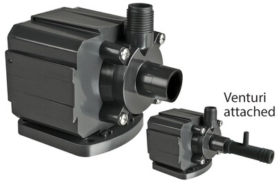 Danner Supreme Hydro-Mag Submersible/Inline Water Pump with adjustable Venturi, 10 foot power cord, 1/2 inch FPT inlet, MPT outlet and barbed outlet adapter Danner Supreme Hydro-Mag Submersible/Inline Water Pump with adjustable Venturi, 10 foot power cord, 1/2 inch FPT inlet, MPT outlet and barbed outlet adapter