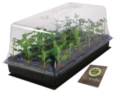 Super Sprouter Heated Propagation Station with Dome 10x20 inch Super Sprouter Heated Propagation Station with Dome 10x20 inch
