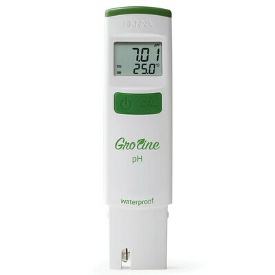 Hanna Instruments HI98118 Groline Waterproof Pocket Tester pH, Temperature 0.01 resolution