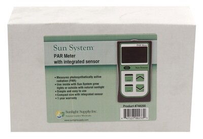 Sun System Par Meter with Integrated Sensor Sun System Par Meter with Integrated Sensor