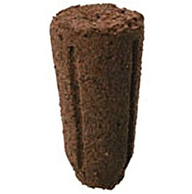 International Horticulture Technologies 35/65 Round with hole Coco Peat Plug 1.375top x 2.5deep inch case of 1700
