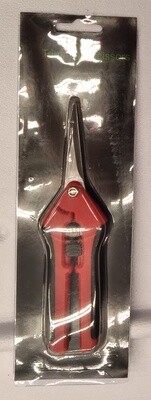 BioChem Grow Stainless Steel Red and Black Straight Pruning Shears 2 inch