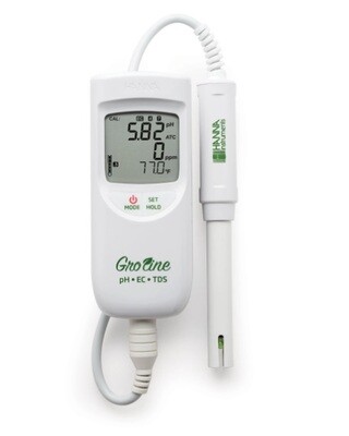 Hanna Instruments Groline Waterproof Combo Meter pH, EC/ PPM/ TDS, Temperature