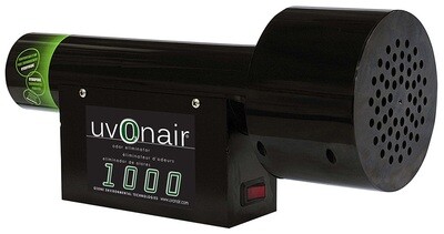 Uvonair Ozonator Ozone Generator Odor Eliminator in Room UV 1000 6 inch Bulb 1000 cubic foot