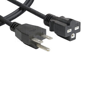 Grow1 Heavy Duty Grounded Extension Cord 3 Outlet, size: 12 foot 120 volt 14 gauge