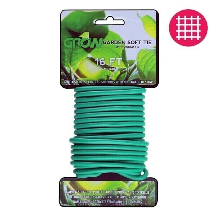 Grow1 Soft Ties Padded Green, size: 16 foot