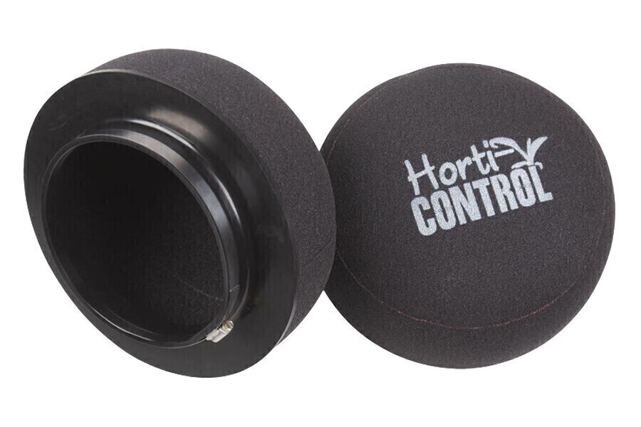 Horti-Control Dust Shroom Intake Filter HEPA Black Foam, size: 4 inch 1/ each