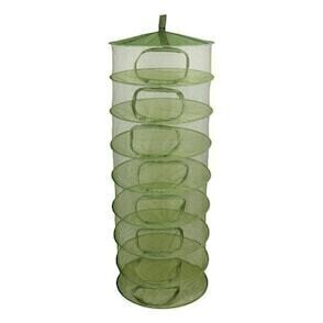 Grow1 Collapsible Dry Rack 8 Layer Enclosed with Zipper Opening, size: 2 foot